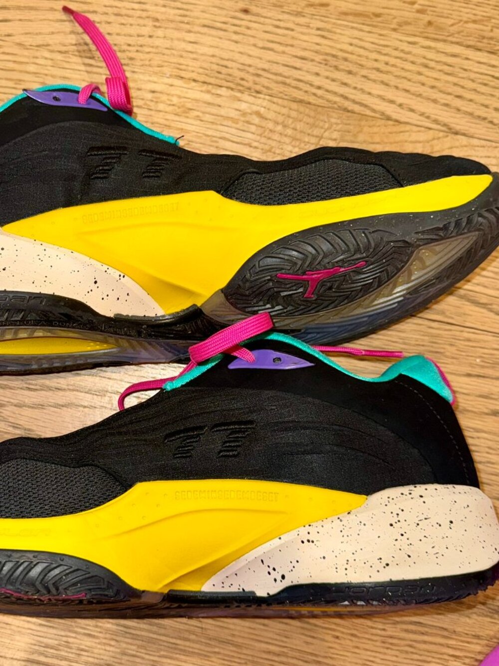 Like New Jordan Luka 2 All-Star black yellow teal purple size 12 men's